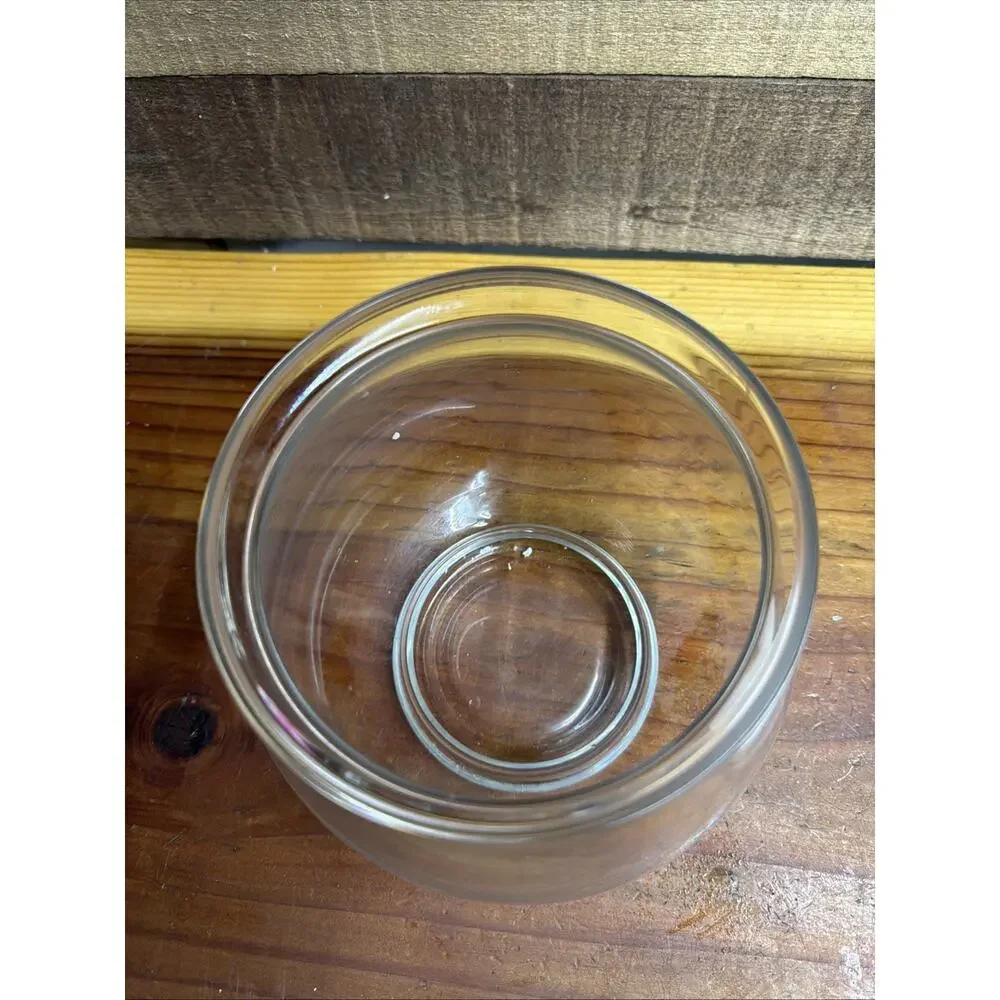 Clear Glass Cookie Jar Cookie Lid Treasure Craft